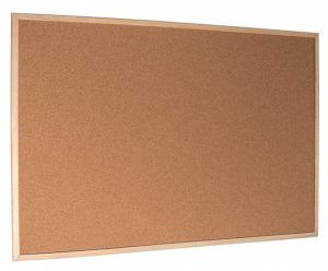 Esselte Pinboard Cork Standard wood frame 90 x 60 cm
