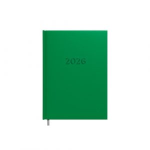 Planning notebook calendar 2026 A5 green