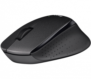 Logitech B330 Silent Plus Wireless Mouse, RF Wireless, 1000 DPI, Black