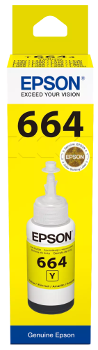 Epson T6644 (C13T66444A) Ink Refill Bottle, Yellow