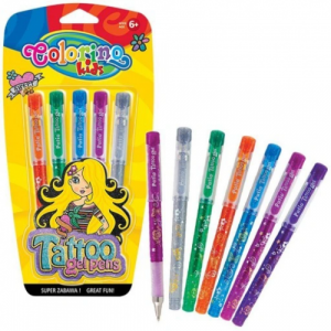 Colorino Kids Gel Tattoo 5 colours blister