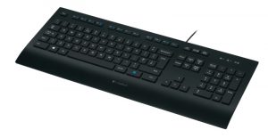 Logitech K280e Wired Keyboard, USB, US, Black