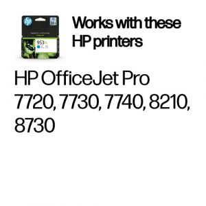 HP 953XL (F6U16AE) Ink Cartridge, Cyan