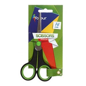 Scissors Forpus, 14cm, rubberized Scissors Forpus, 14cm, rubberized