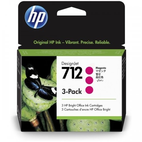 HP 712 3-pack (3ED78A) Ink Cartridge, Magenta