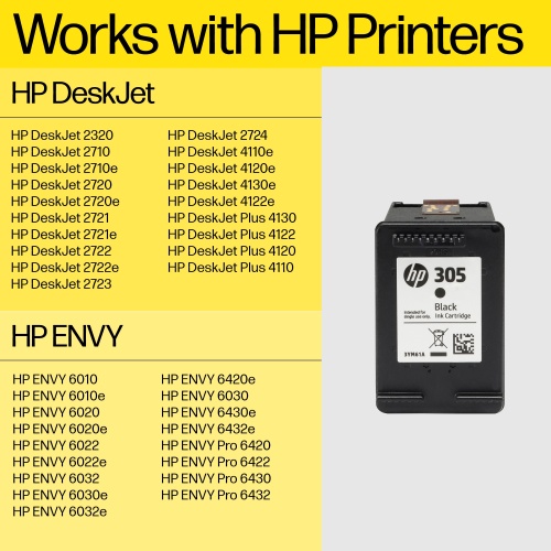 HP 305 Tri-color (3YM60AE) Ink Cartridge, CMY