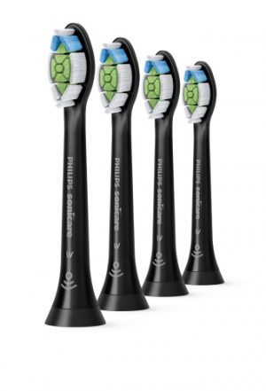 Philips Sonicare W2 Optimal White HX6064/88 Sonic Toothbrush heads, Black
