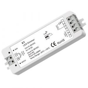 V1 Controller, 5-36V, 1x 8A, Push-Dimm