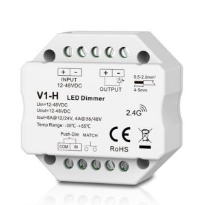 V1-H Controller, 12-48V, 1x 8A, Push-Dimm