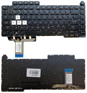 Keyboard ASUS G15 G513, G513Q, G533, with RGB backlight, US