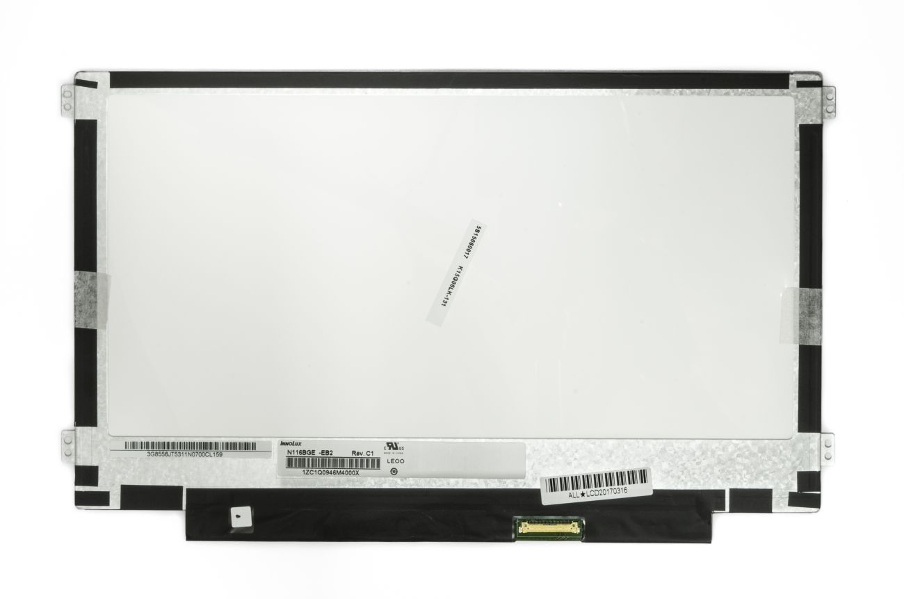 LCD screen 11.6" 1366x768 HD, LED, SLIM, glossy, 30pin (right) EDP, A+