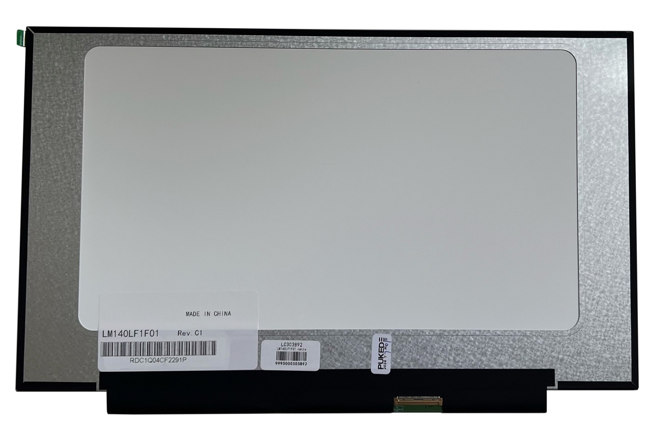Notebook screen 14.0" 1920x1080 FHD, LED, SLIM, IPS, 120Hz, matte, 40pin (right), A+