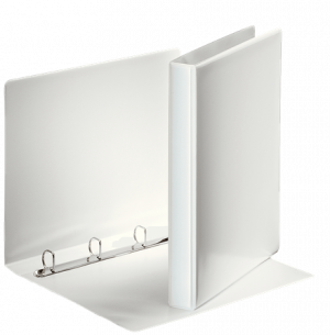 Binder Esselte Panorama, A4 / 38 mm, 4-ring ø20mm, white 0806-003
