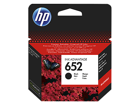 HP 652 (F6V25AE) Ink Cartridge, Black