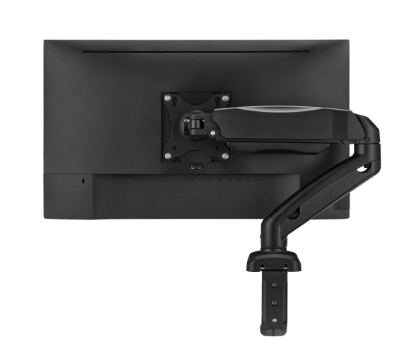 Up Up Premium Single Screen Monitor Arm 17-32'', VESA 75x75, 100x100, Matte Black