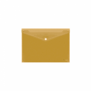 Envelope with print Forpus, A4, plastic, yellow, transparent