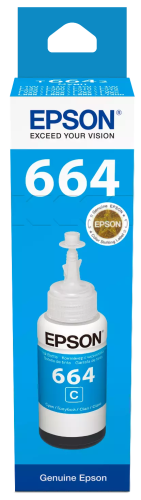 Epson T6642 (C13T66424A) Ink Refill Bottle, Cyan