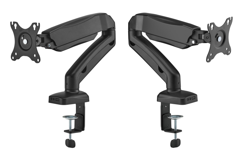 Up Up Premium Single Screen Monitor Arm 17-32'', VESA 75x75, 100x100, Matte Black