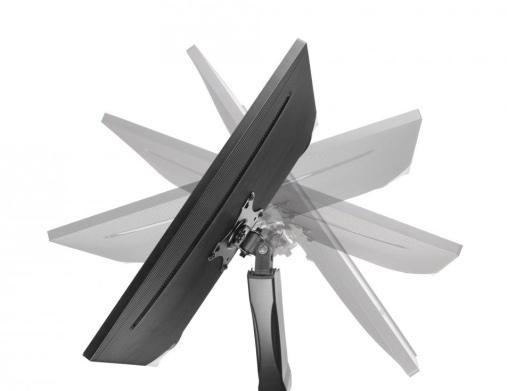 Up Up Premium Dual-Screen Monitor Arm 17-32'', VESA 75x75, 100x100, Matte Black - Image 4