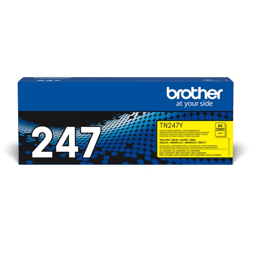Brother TN-247Y (TN247Y) Toner Cartridge, Yellow - Image 4