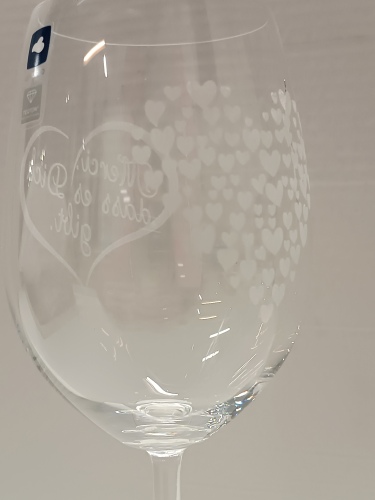 Ecost Customer Return, Leonardo Wine Glass Merci Dass Es Dich Gibt, Great Birthday Gift for Real Win - Image 5