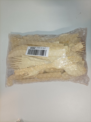 Ecost Customer Return, Pandabode™ 120 Disposable Bamboo Wooden Cutlery | Environmentally Friendly Fu - Image 2