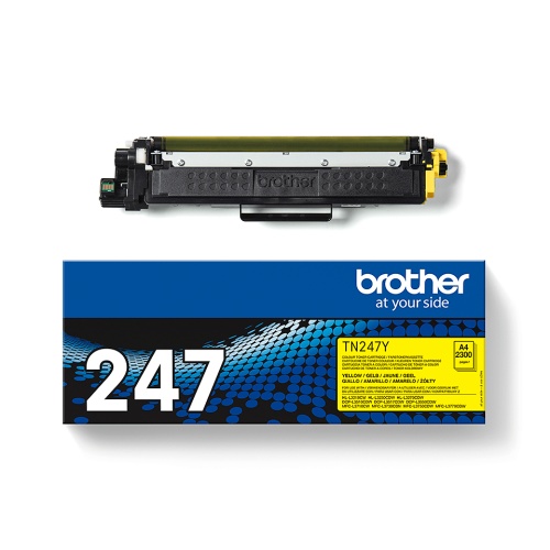 Brother TN-247Y (TN247Y) Toner Cartridge, Yellow - Image 3