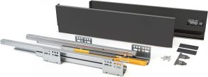 Ecost customer return Emuca 1 Set Drawer Grey Anthracite