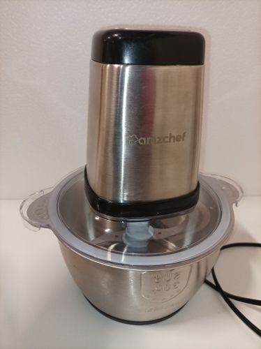 Ecost customer return AMZCHEF Hachoir ?‰lectrique avec Moteur Puissant et Bol en Acier INOX 2L, 2 ni - Image 2