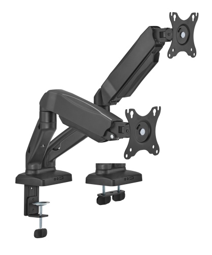 Up Up Premium Dual-Screen Monitor Arm 17-32'', VESA 75x75, 100x100, Matte Black - Image 7