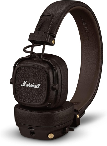 Marshall Major V Wireless Headphones, Bluetooth, Brown