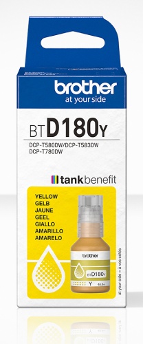 Brother BTD180Y Ink Refill Bottle, Yellow - Image 5