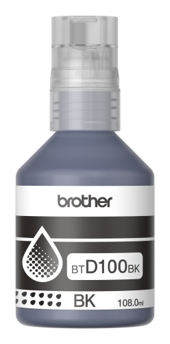 Brother BTD100BK Ink Refill Bottle, Black