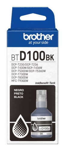 Brother BTD100BK Ink Refill Bottle, Black