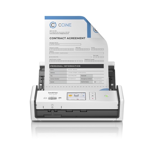 Brother ADS-1800W Scanner A4 Colour 30 ppm 600x600 DPI, Duplex, ADF, USB, Wi-Fi