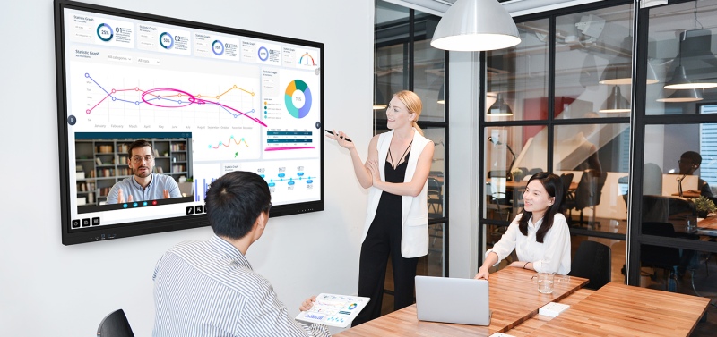 Ricoh A8610 (432702) Interactive Whiteboard 86'' 3840x2160, Black - Image 6
