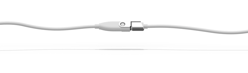 Logitech Rally Mic Pod Extension Cable, 10 m, White - Image 3