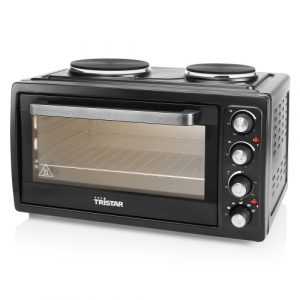 Tristar OV-1443 Mini Convection Oven with 2 Hot Plates 38 L, 3100 W, Black