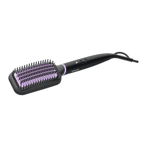 Philips StyleCare Essential BHH880/00 Heated straightening brush, Black/Violet - Image 5