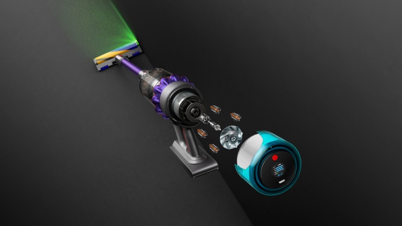 Dyson Gen5 Detect Absolute Cordless vacuum cleaner, Purple/Iron - Image 3