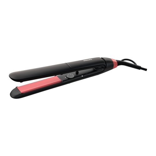 Philips StraightCare Essential BHS376/00 Hair Straightener, Black/Pink - Image 3