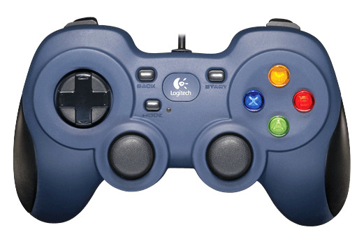 Logitech G F310 Wired Gamepad, Blue/Black