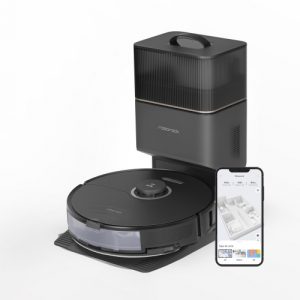 Roborock S8+ Robot Vacuum Cleaner, Black