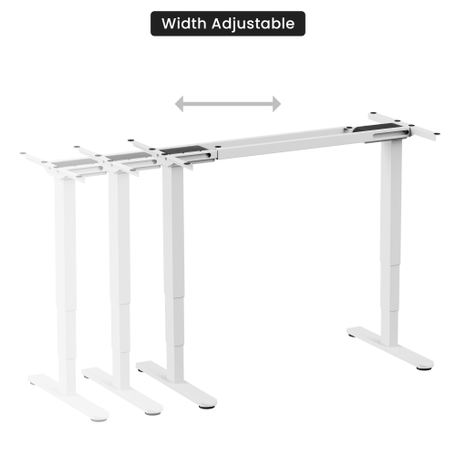 Adjustable Height Table Up Up Bjorn II White, Table top M White - Image 5