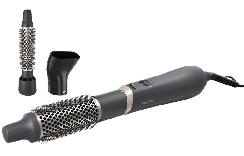 Philips 3000 Series Air Styler BHA301/00 Hair styling brush, Black