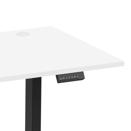 Adjustable Height Table Up Up Bjorn II Black, Table top M White - Image 7