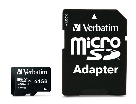 Verbatim 47042 Pro U3 Micro SDXC Memory Card 64GB + microSD to SD Adapter - Image 4