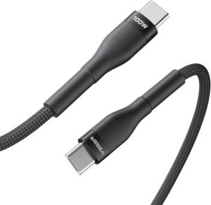 Veger Cable USB-C to USB-C PD 20V 5A 100W CC05 1.5m, Black