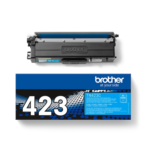 Brother TN-423C (TN423C) Toner Cartridge, Cyan
