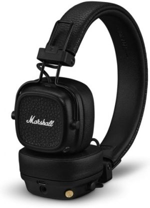 Marshall Major V Wireless Headphones, Bluetooth, Black